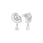 Bông tai Bạc đính đá PNJSilver XMXMW000037