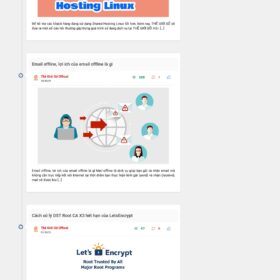 Giao diện Blog tin tức